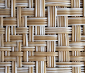 Пластик POLYDET® PreWoven Sisal Blond – декоративний пластик під плетіння, світлий, фактурний лист
